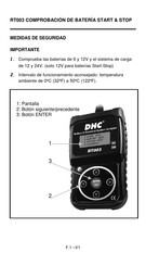 DHC RT003 Manual Del Usuario