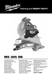 Milwaukee MS 305 DB Manual Original
