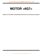 Mitsubishi 6G7 Manual Del Usuario