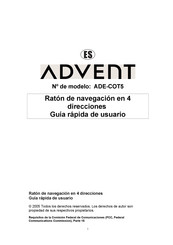 Advent ADE-COT5 Guía Rápida De Usuario