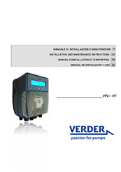 VERDER VP2 - HT Manual De Instalacion Y Uso