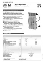 Kathrein VWS 2900 Manual Del Usuario