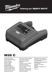 Milwaukee M28 C Manual Original