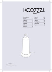 KooZzzi 549015 Manual De Instrucciones