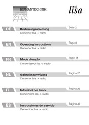 HumanTechnik lisa Instrucciones De Servicio