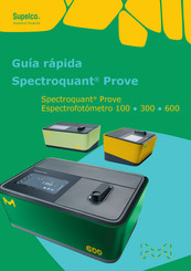 Supelco Spectroquant Prove 300 Guía Rápida