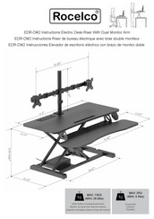 Rocelco EDR-DM2 Manual De Instrucciones