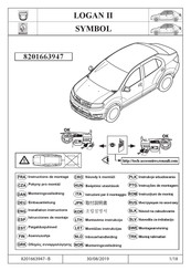 Renault 8201663947 Instrucciones De Montaje