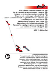 Grizzly AGS 72-3 Lion-Set Traducción Del Manual De Instrucciones Original