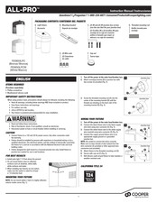 Cooper Lighting ALL-PRO FE0650LPC Manual De Instrucciones