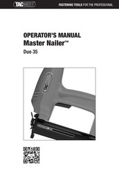 tacwise Master Nailer Duo 35 Manual Del Operador