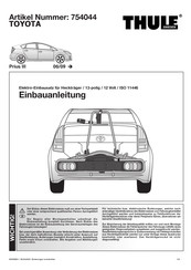 Thule 754044 Guia De Inicio Rapido