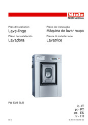 Miele PW 6323 EL/D Plano De Instalación