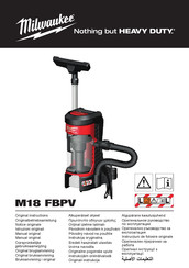 Milwaukee M18 Manual Original