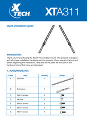 Xtech XTA311 Guia De Inicio Rapido