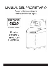 EcoWater Systems ESM15CE+ Manual Del Propietário