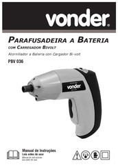 vonder PBV 036 Manual De Instrucciones