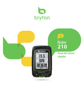 Bryton Rider 210 Guia De Inicio Rapido