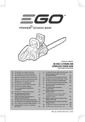Ego Power+ CS1400E Manual Del Operador