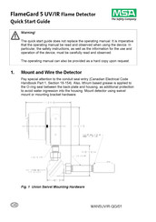 MSA FlameGard 5 UV/IR Guia De Inicio Rapido
