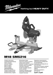 Milwaukee M18 SMS216 Manual Original