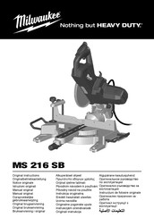 Milwaukee MS 216 SB Manual Original