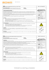 Bowa ERGO 315R Instrucciones De Uso