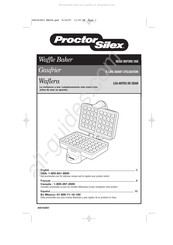 Proctor Silex 26007 Manual De Instrucciones