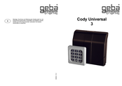 Geba Tronic Cody Universal 3 Manual De Instrucciones