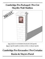 CAMBRIDGE MaytRx Manual De Instrucciones