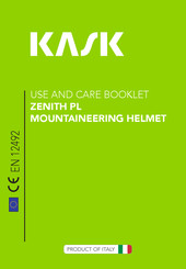 Kask ZENITH PL Manual Del Usuario