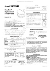 Heath Zenith DualBrite 5716 Manual De Instrucciones