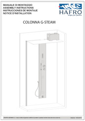 HAFRO COLONNA G-STEAM GER-4GSA3N4-CNFP Instrucciones De Montaje