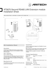 Aritech ATS670 Instrucciones De Instalación