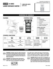 Uline H-5803 Manual Del Usuario