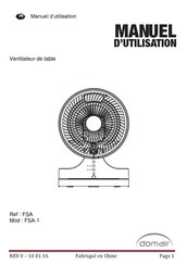 Domair FSA Instrucciones De Uso