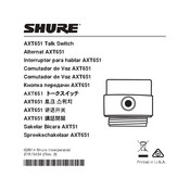 Shure AXT651 Manual De Instrucciones