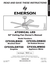 Emerson CF930LBS00 Manual Del Propietário