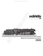 marklin 30080 Manual De Instrucciones