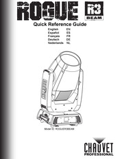 Chauvet Professional ROGUE R3 BEAM Guía De Referencia Rápida