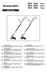 Electrolux McCulloch REX 500 Manual De Instrucciones