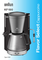 Braun AromaSelect Cappuccino KF190 Manual De Instrucciones