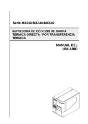 TSC MX340 Manual Del Usuario