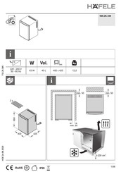 hafele 568.26.340 Manual De Instrucciones