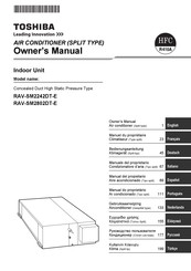 Toshiba RAV-SM2802DT-E Manual Del Propietário