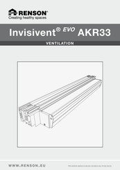 Renson Invisivent EVO AKR33 Instrucciones De Ensamblaje