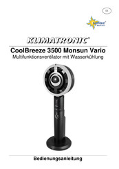 Klimatronic CoolBreeze 3500 Monsun Vario Manual Del Usuario