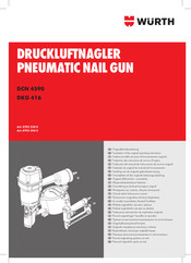 Würth DKG 416 Traducción Del Manual De Instrucciones De Servicio Original