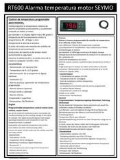 SEYMO RT600 Manual De Instrucciones