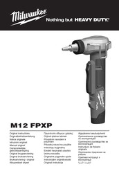 Milwaukee M12 FPXP Manual Original